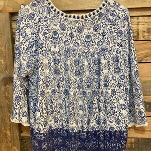 Vintage America Blues Boho top size XL